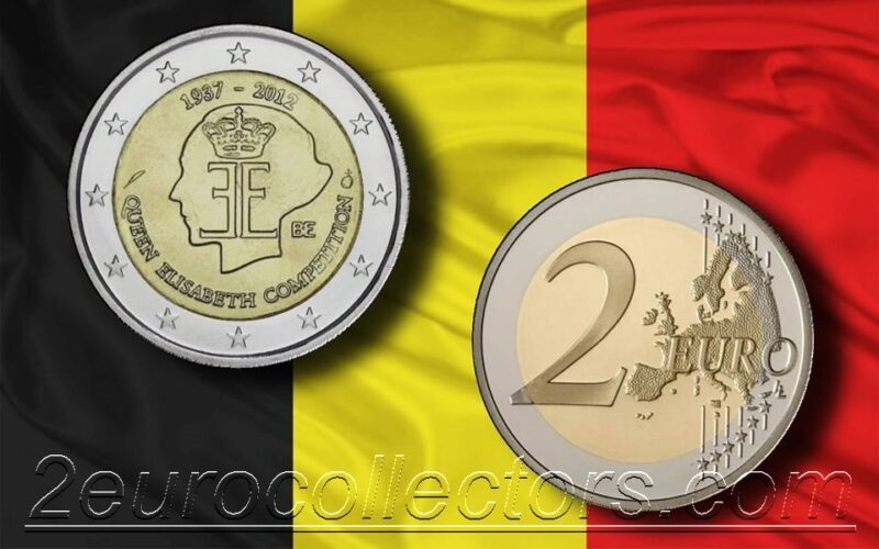 Belgium 2€ 2012 - The 75th anniversary of the Queen Elisabeth